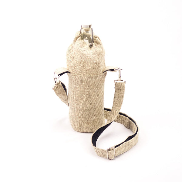 Hemp Water Bottle Holder Bag To Attach To Belts - Luxury Wedding