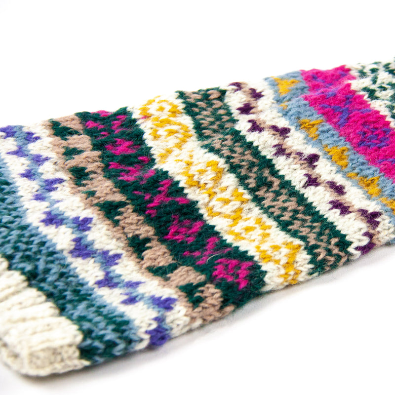Hand knitted, woolen leg warmers, 100% sheep wool, ethically made