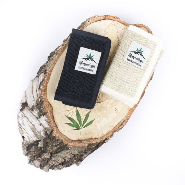 Compact Eco-Friendly - Trifold Hemp Wallet