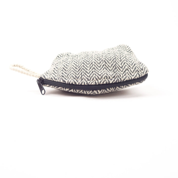 Hemp coin purse, change purse, black - Hempalaya