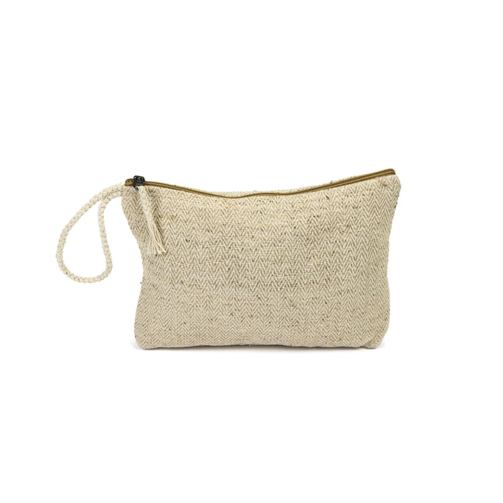 Hemp cosmetic bag, toiletry bag, make up bag, natural - Hempalaya